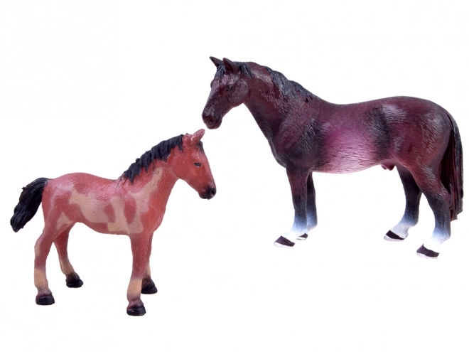 Animal Figurine Set Farm Horses – B