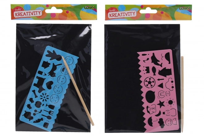 Scratch Art Picture Set