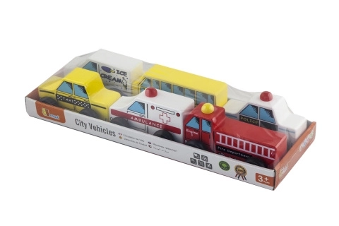 Wooden Toy Cars Set of 6