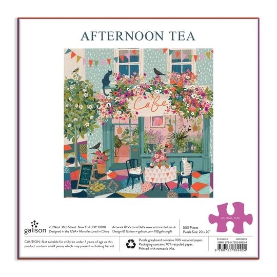 Tea Time at the Cafe Jigsaw Puzzle 500 Pieces
