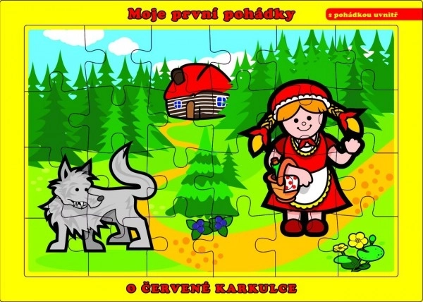 Puzzle O Červené Karkulce 24 dílků