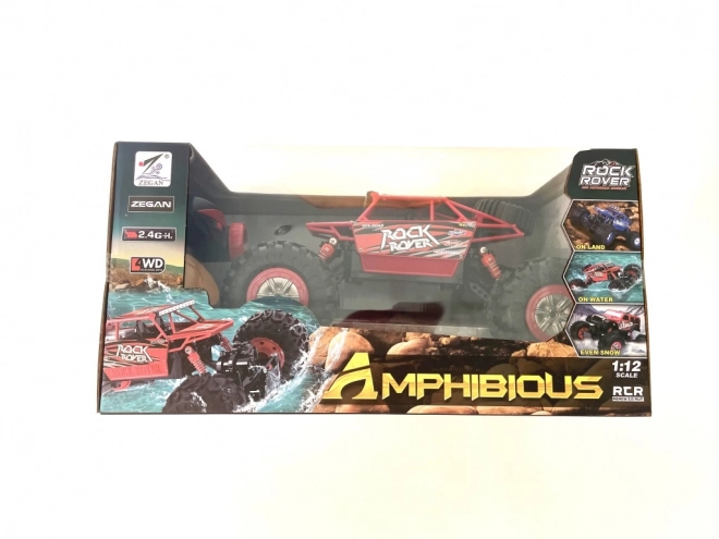 Red Amphibious RC Car