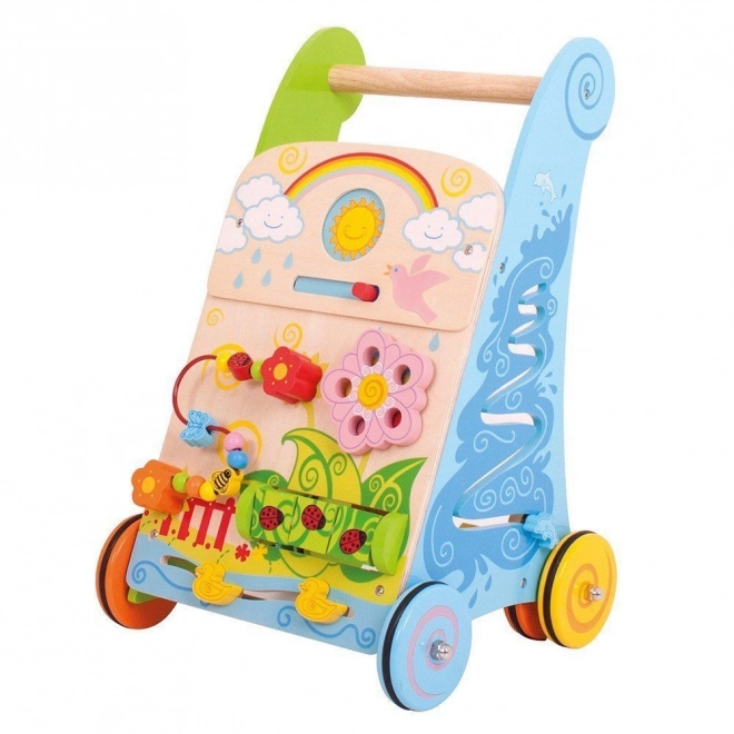 Bigjigs Baby Wooden Garden Activity Walker