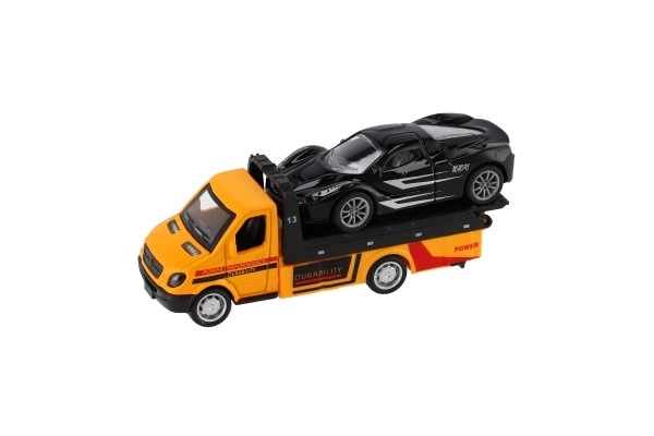 Tow Truck with Pull-Back Car