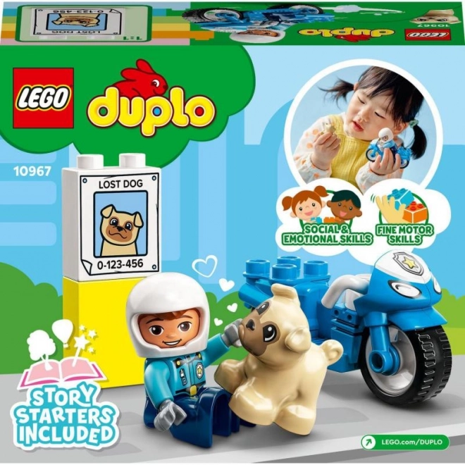 Police Motorcycle LEGO DUPLO Town