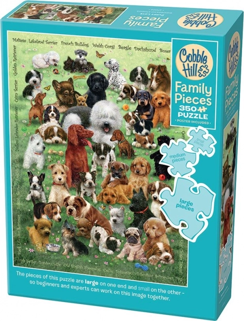 Cobble Hill Family Puzzle Puppy Love 350 Pieces