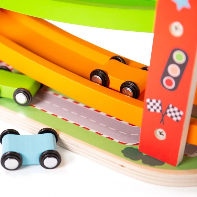 Wooden Racing Track by Bigjigs Toys