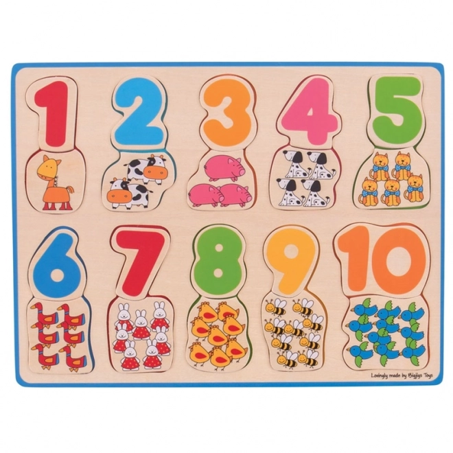 Bigjigs Toys Counting Puzzle