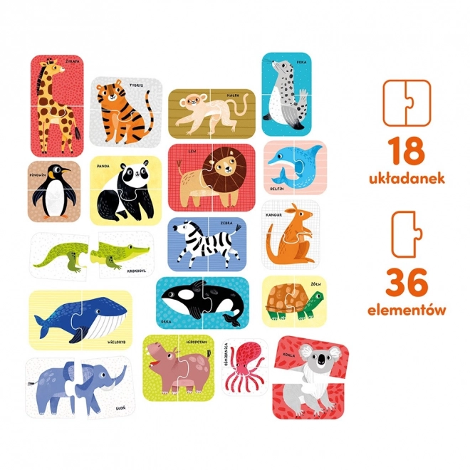 Wild Animal Matching Puzzle