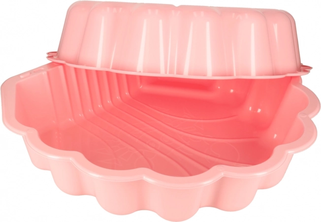Bac à sable refermable Coquille 2 en 1 - rose