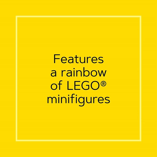 Lego Rainbow Minifigures Puzzle 1000 Pieces