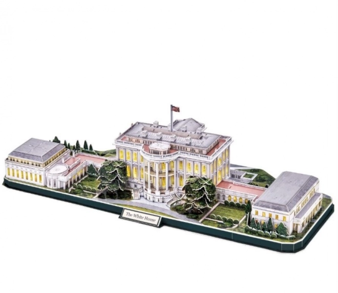 3D Puzzle LED White House