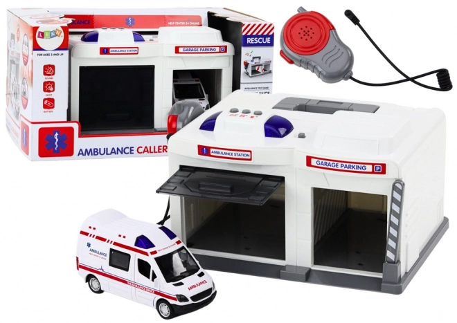 Rescue Services Interactive Ambulance Station with Lights and Sounds