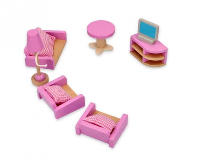 Furniture Set for Dollhouse Living Room