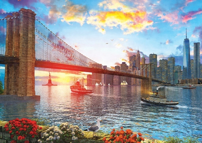 Sunset in New York 1000 Piece Puzzle