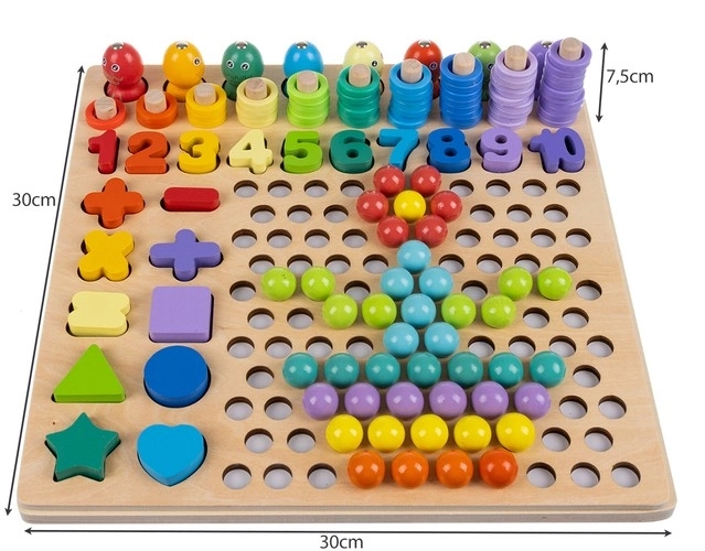 Wooden Bead Puzzle Toy