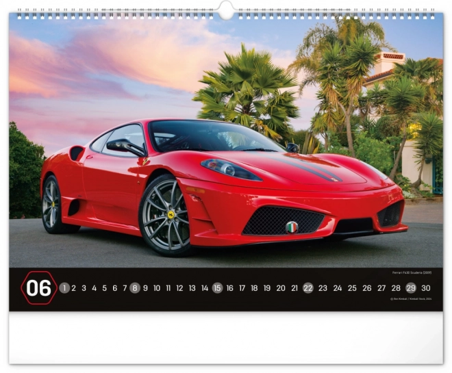 Cars Wall Calendar 2025