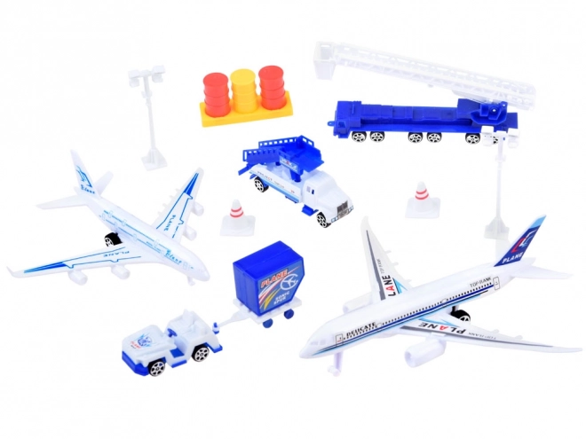 Airport Playset with Planes and Vehicles