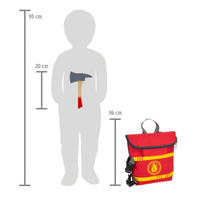 Small Foot Firefighter Backpack