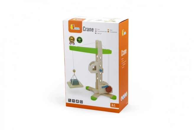 Wooden Crane Toy