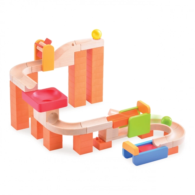 Wonderworld Wooden Marble Run Carousel and Swirl