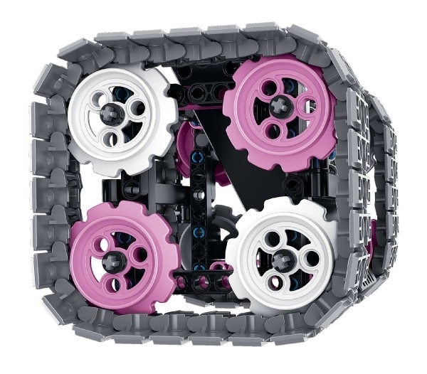 Foldable RC Robot with Lights and Sound – Pink