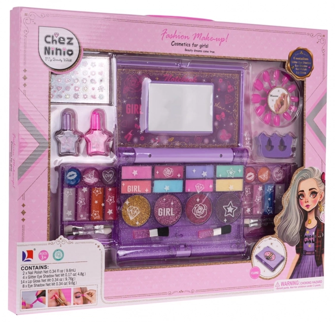 Children's Makeup Set with Mirror