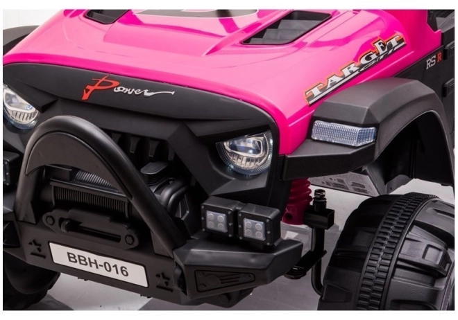 Pink Electric Ride-On Car