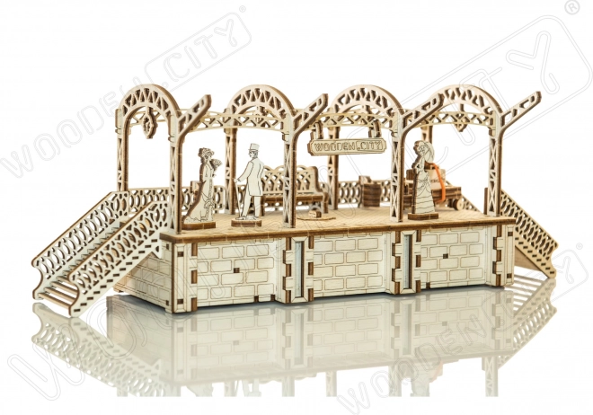 Wooden Railway Station 3D Puzzle