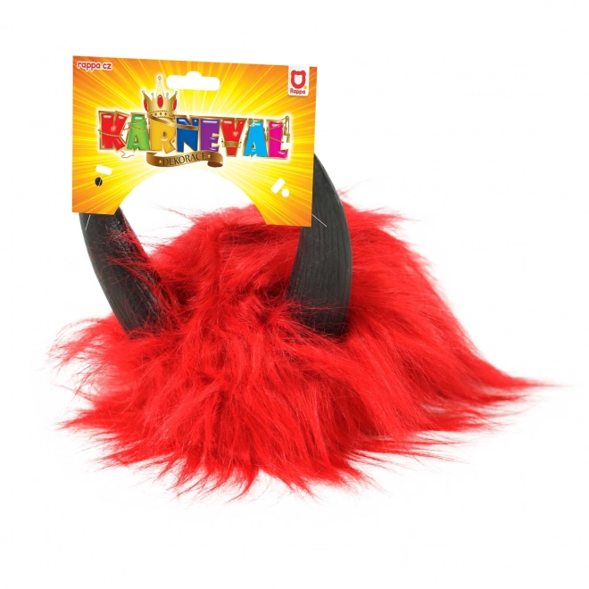 Devil Red Wig with Horns