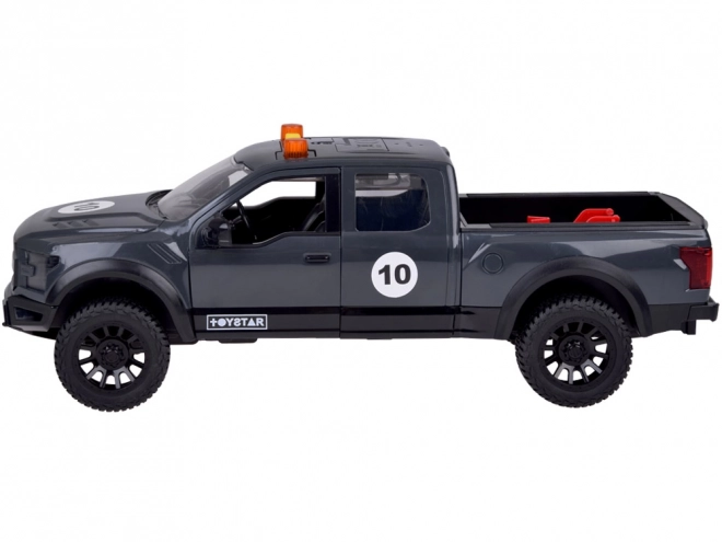 Pickup and Motorcycle Toy Set with Sound and Lights
