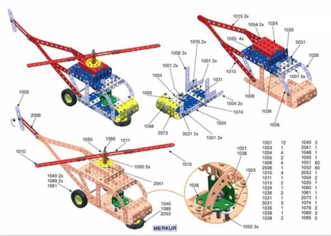 Building Set MERKUR 30 Models