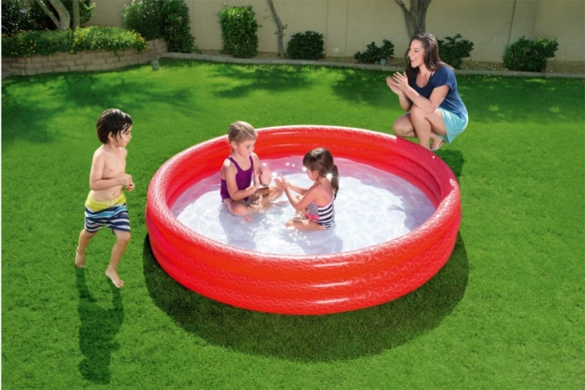 Inflatable Red Children's Garden Pool