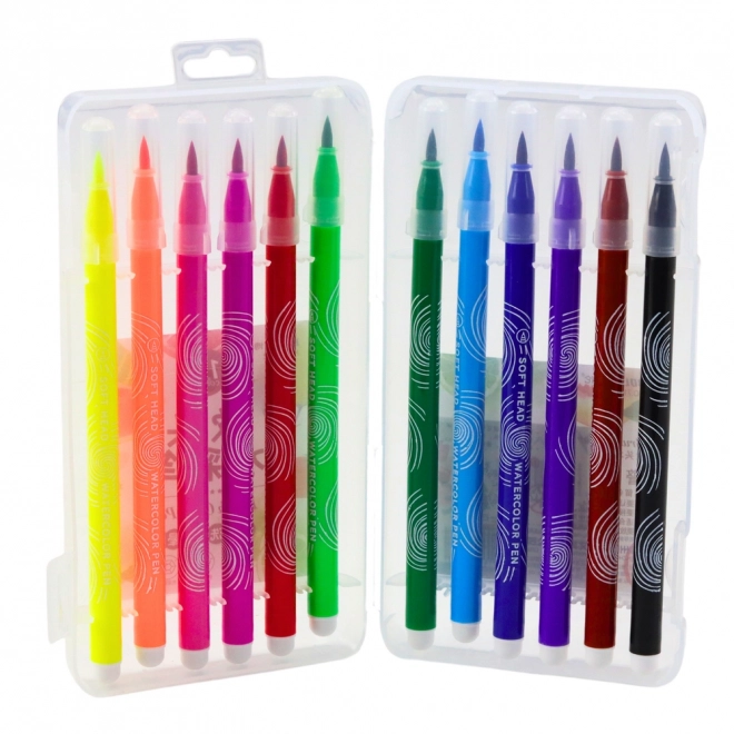 Watercolor Markers in Organizer 12 Colors