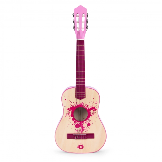 Children's Guitar Pink 34 Large by Ecotoys