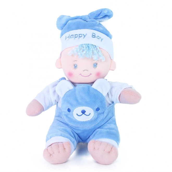 Cloth Doll Baby Boy Blue Outfit