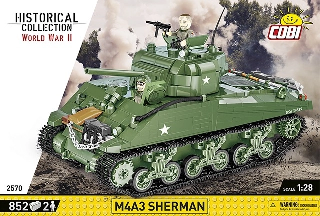 Cobi M4A3 Sherman WWII Model Tank