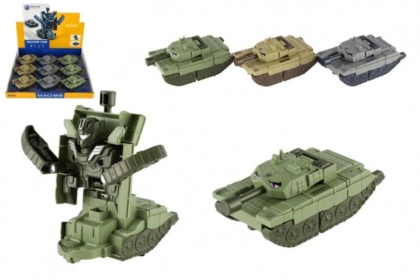 Transformer Robot Tank 14cm Friction Powered Toy