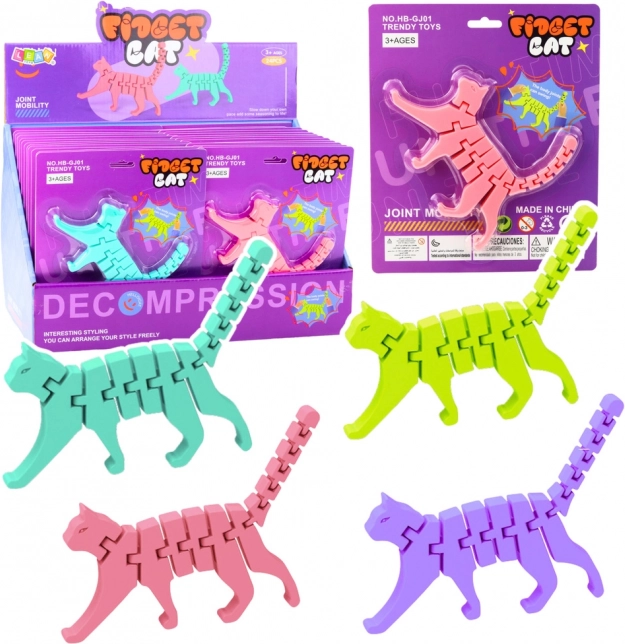 Puzzle Cat Fidget 3D Puzzle