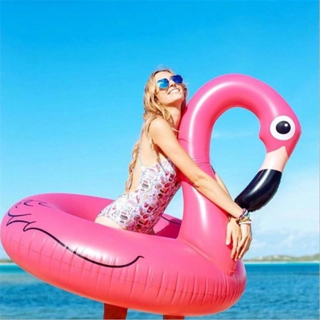 Inflatable Flamingo Swim Ring