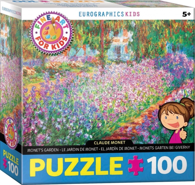 Eurographics puzzle monet's garden 100 pieces