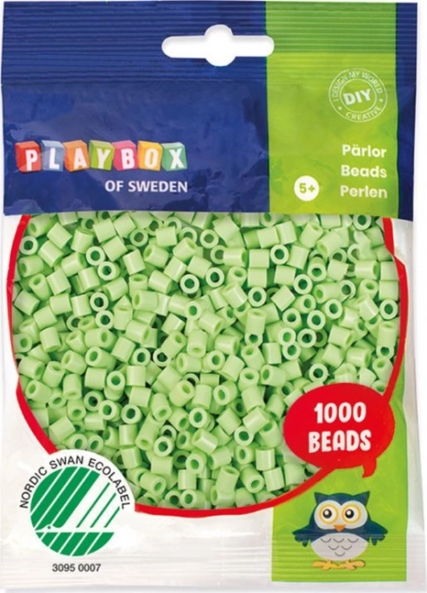 Pastel Green Fuse Beads - 1000 Pieces