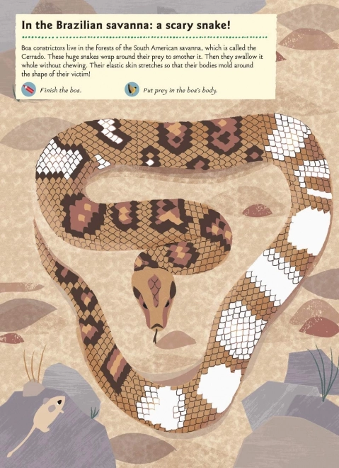 Interactive Sticker Book: Savanna Animals