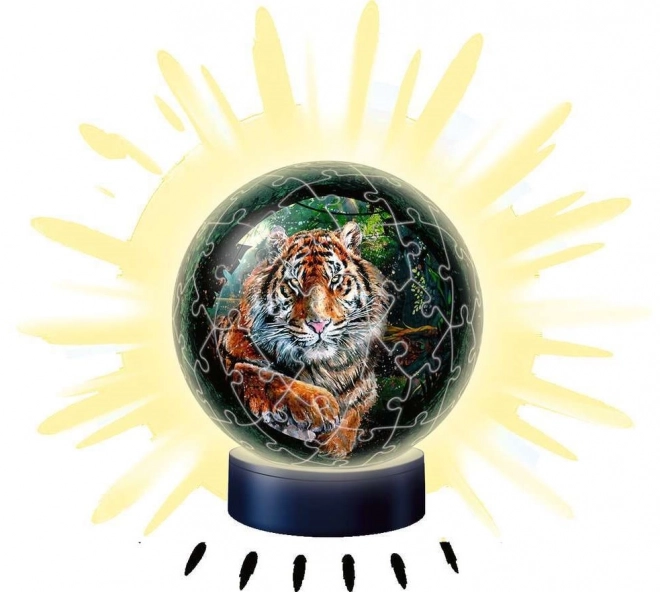 Ravensburger 3D Glow Puzzle Ball Tiger