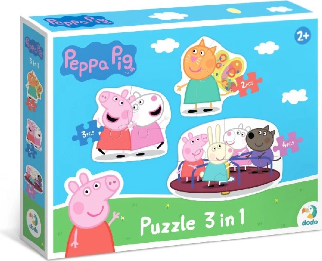 Peppa Pig Friends 3-in-1 Puzzle