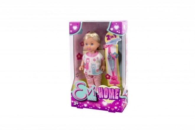 Evi Doll with Vacuum Cleaner