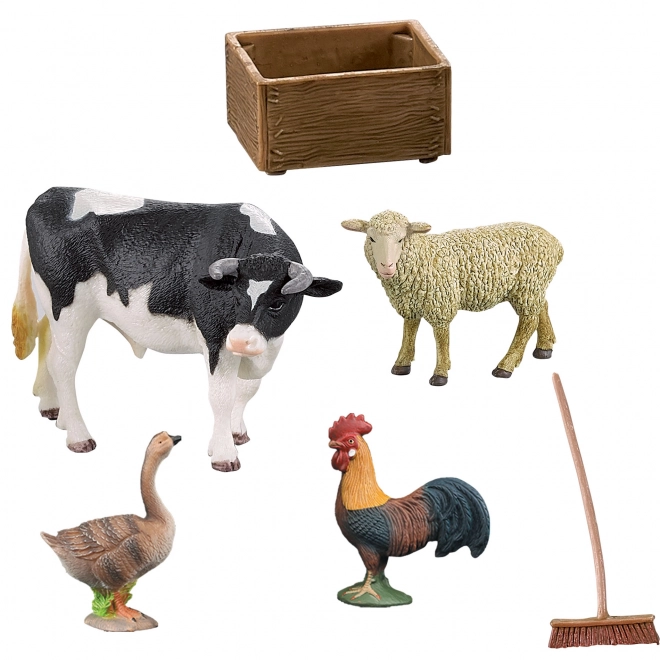 farm animals playset with accessories