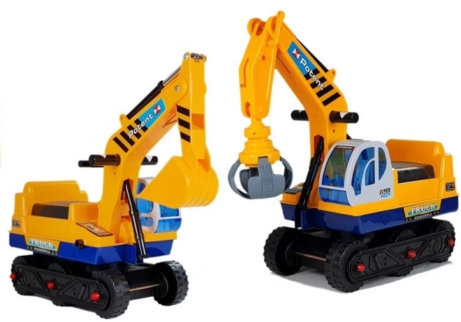 Ride-on Excavator with Moving Arm