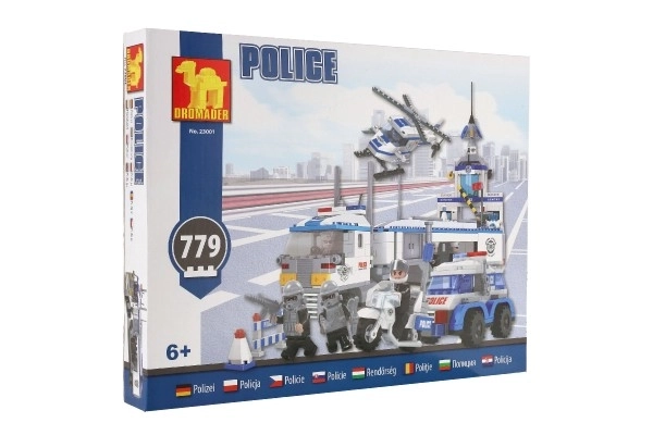 Dromader Police Car, Helicopter, and Station Set