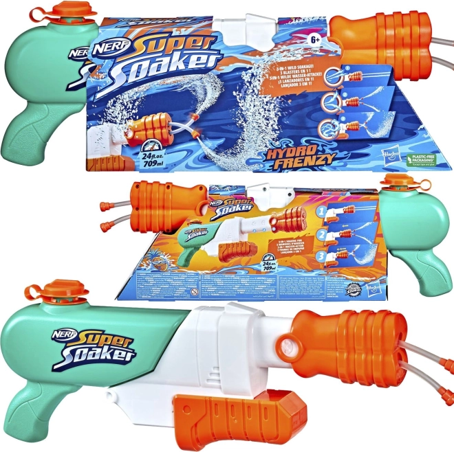 Nerf super soaker hydro frenzy vodná pištoľ